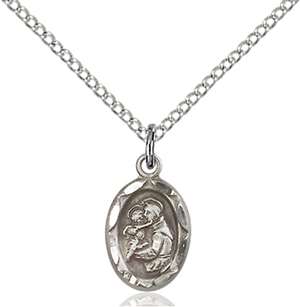 0301DSS/18SS <br/>Sterling Silver St. Anthony Pendant