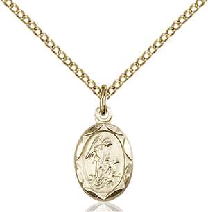 0301EGF/18GF <br/>Gold Filled Guardian Angel Pendant