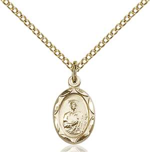 0301JGF/18GF <br/>Gold Filled St. Jude Pendant