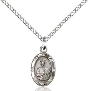 0301JSS/18SS <br/>Sterling Silver St. Jude Pendant