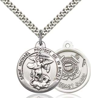 0344SS3/24S <br/>Sterling Silver St. Michael the Archangel Pendant