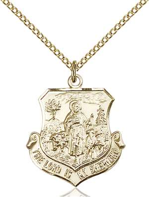 0345GF/18GF <br/>Gold Filled Lord Is My Shepherd Pendant