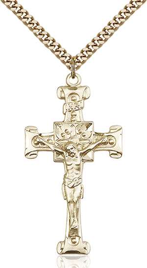 0479GF/24G <br/>Gold Filled Crucifix Pendant