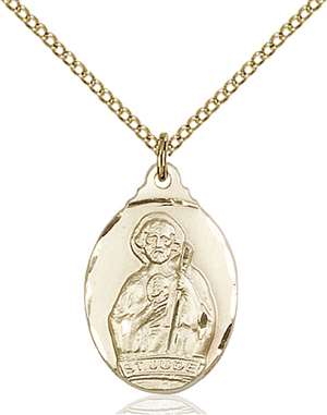 0599JGF/18GF <br/>Gold Filled St. Jude Pendant