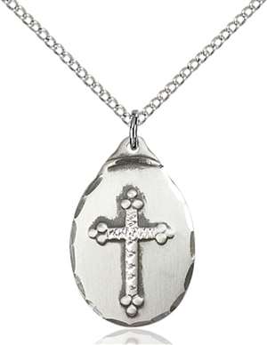 0599YSS/18SS <br/>Sterling Silver Cross Pendant