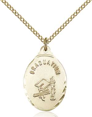 0599ZGF/18GF <br/>Gold Filled Graduate Pendant