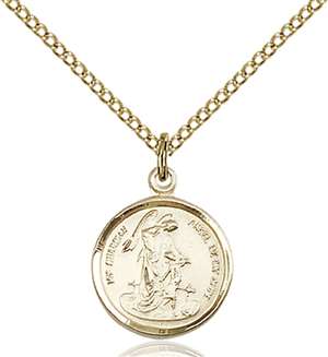 0601EGF/18GF <br/>Gold Filled Guardian Angel Pendant