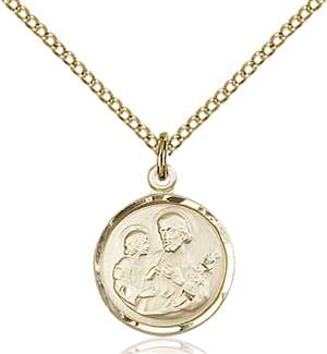 0601KGF/18GF <br/>Gold Filled St. Joseph Pendant