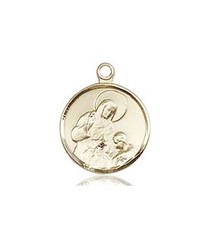 0601RAKT <br/>14kt Gold St. Raphael the Archangel Medal