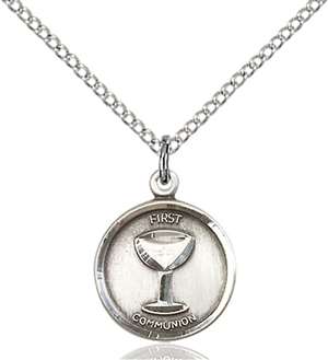 0601WSS/18SS <br/>Sterling Silver Communion Pendant