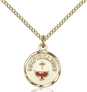 0601XGF/18GF <br/>Gold Filled Confirmation Pendant