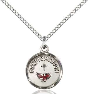 0601XSS/18SS <br/>Sterling Silver Confirmation Pendant