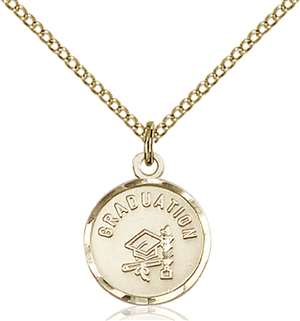 0601ZGF/18GF <br/>Gold Filled Graduation Pendant