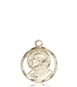 0611KT <br/>14kt Gold Scapular Medal