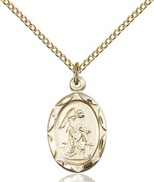 0612EGF/18GF <br/>Gold Filled Guardian Angel Pendant