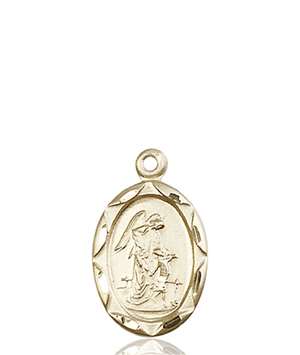 0612EKT <br/>14kt Gold Guardian Angel Medal