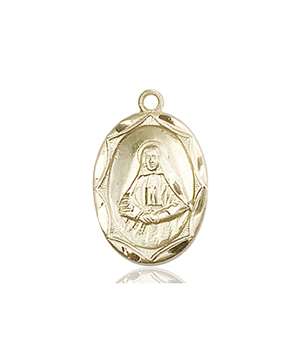 0612OKT <br/>14kt Gold St. Frances Cabrini Medal