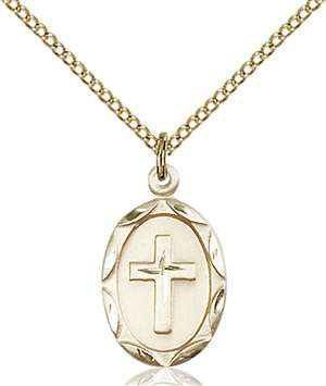 0612YGF/18GF <br/>Gold Filled Cross Pendant