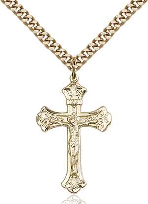 0622GF/24G <br/>Gold Filled Crucifix Pendant