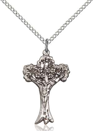 0634SS/18SS <br/>Sterling Silver Crucifix Pendant