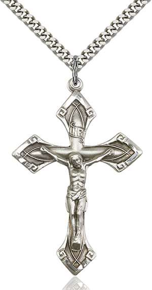 0638SS/24S <br/>Sterling Silver Crucifix Pendant