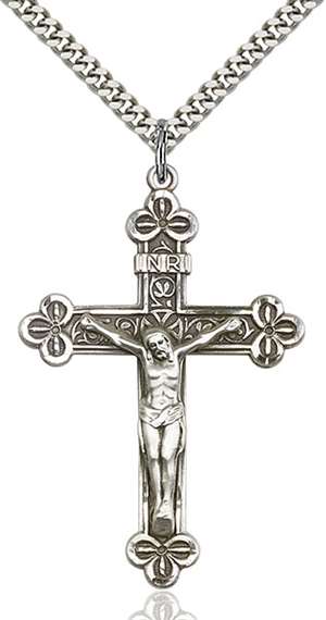 0639SS/24S <br/>Sterling Silver Crucifix Pendant