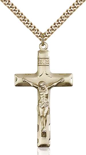0644GF/24G <br/>Gold Filled Crucifix Pendant