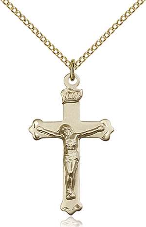 0651GF/18GF <br/>Gold Filled Crucifix Pendant