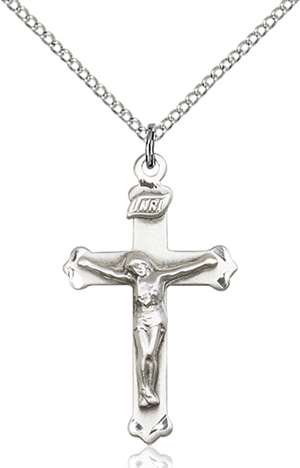 0651SS/18SS <br/>Sterling Silver Crucifix Pendant