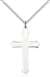 0651YSS1/18SS <br/>Sterling Silver Cross Pendant