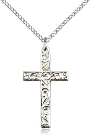 0653YSS/18SS <br/>Sterling Silver Cross Pendant