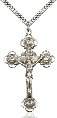 0654SS/24S <br/>Sterling Silver Crucifix Pendant