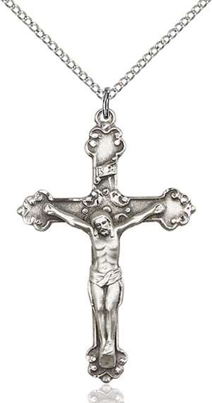 0656SS/18SS <br/>Sterling Silver Crucifix Pendant