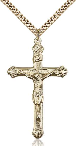 0657GF/24G <br/>Gold Filled Crucifix Pendant