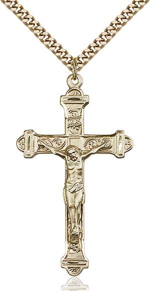 0658GF/24G <br/>Gold Filled Crucifix Pendant