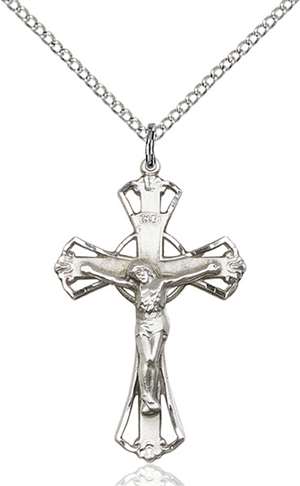 0659SS/18SS <br/>Sterling Silver Crucifix Pendant