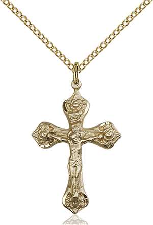 0662GF/18GF <br/>Gold Filled Crucifix Pendant