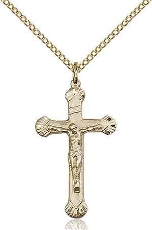 0664GF/18GF <br/>Gold Filled Crucifix Pendant