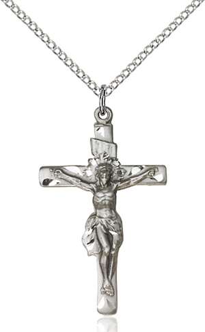 0668SS/18SS <br/>Sterling Silver Crucifix Pendant