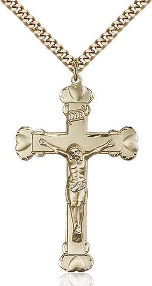 0670GF/24G <br/>Gold Filled Crucifix Pendant