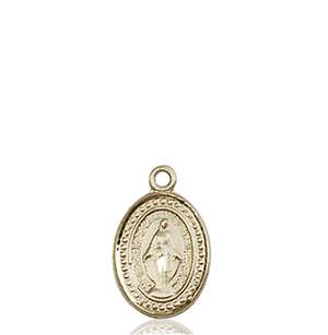 0700KT <br/>14kt Gold Miraculous Medal