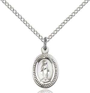 0700SS/18SS <br/>Sterling Silver Miraculous Pendant