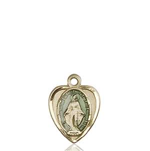 0706EMKT <br/>14kt Gold Miraculous Medal