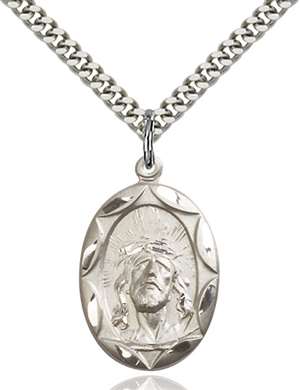 0801EHSS/24S <br/>Sterling Silver Ecce Homo Pendant