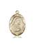 0801PIKT <br/>14kt Gold St. Pio of Pietrelcina Medal