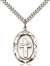 0801YSS/24S <br/>Sterling Silver Cross Pendant