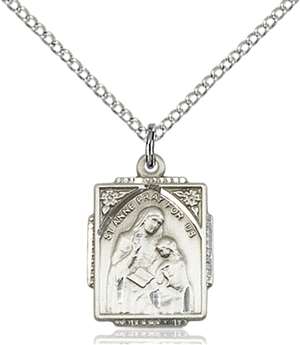 0804AESS/18SS <br/>Sterling Silver St. Anne Pendant