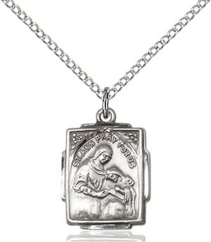 0804ASS/18SS <br/>Sterling Silver St. Ann Pendant