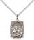 0804BSS/18SS <br/>Sterling Silver St. Benedict Pendant