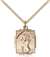 0804FCGF/18GF <br/>Gold Filled St. Francis of Assisi Pendant